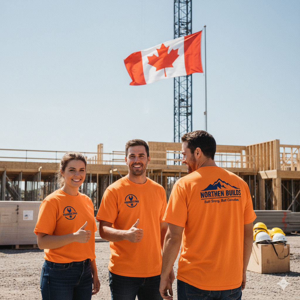 Custom Construction Shirts With Logo | Best Company in Canada